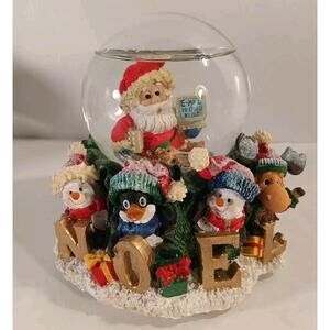 Vintage 1991 RiteAid Christmas Toys Musical Snow Globe